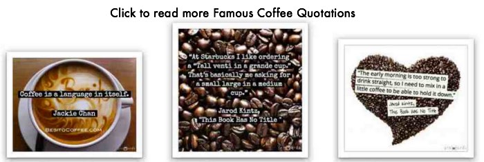 Famous coffee quote by Tim Minchin